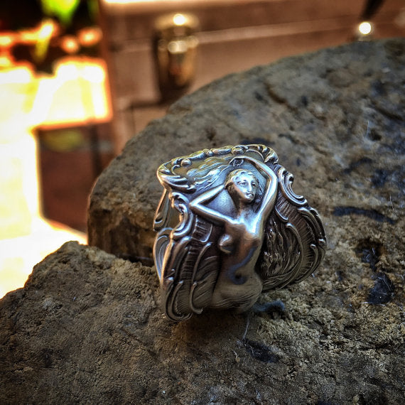 1895 Phoebe Sterling Spoon Ring