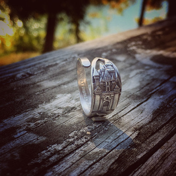 Vintage Disneyland Sterling Spoon Ring
