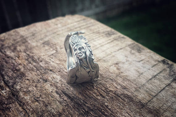 The Indian Sterling Spoon Ring