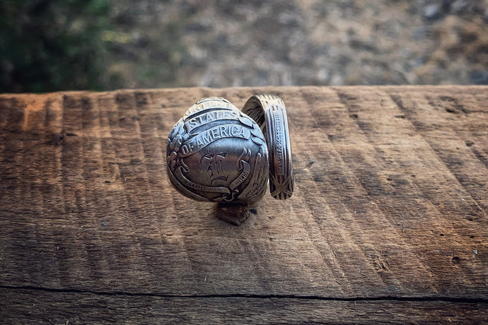 The Patriot Sterling Spoon Ring