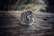 1903 Tea Rose Sterling Spoon Ring