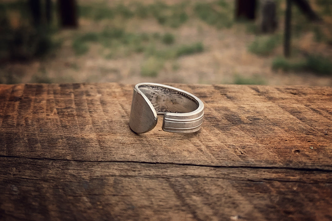 The Trio Spoon Ring (Size 8)