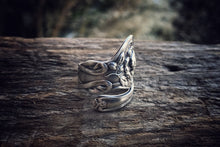 1903 Tea Rose Sterling Spoon Ring