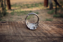 The Pierced Daisy Sterling Spoon Ring
