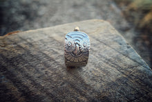1892 Owl Sterling Spoon Ring